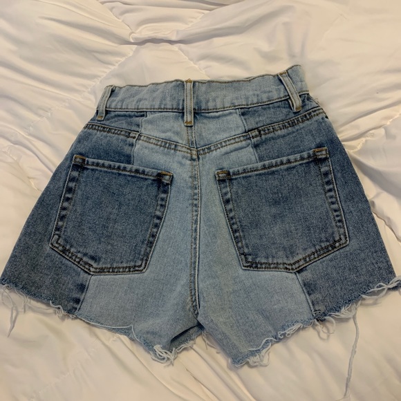 Pacsun Distressed Colorblock Icon Short - Picture 3 of 3